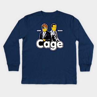 Cage (Version 2) Kids Long Sleeve T-Shirt